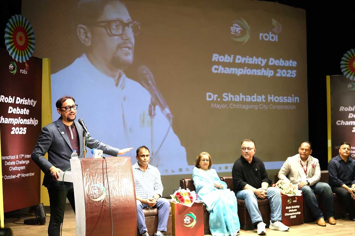 চট্টগ্রামের বিতার্কিকরা সবসময় এগিয়ে থাকবে: ডা. শাহাদাত