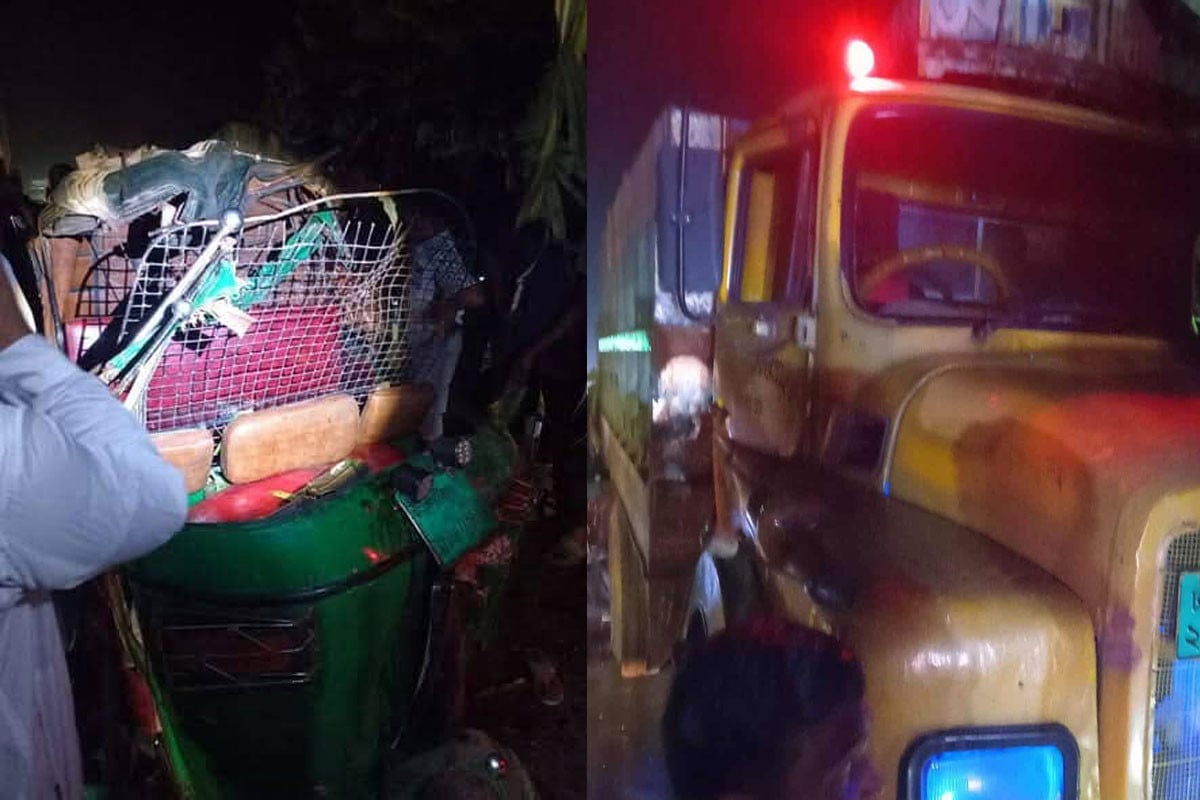 নেত্রকোনায় ট্রাকের সাথে সিএনজির সংঘর্ষ, নিহত দুই