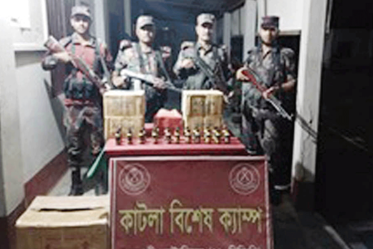 দিনাজপুরে বিজিবির অভিযানে মাদক উদ্ধার