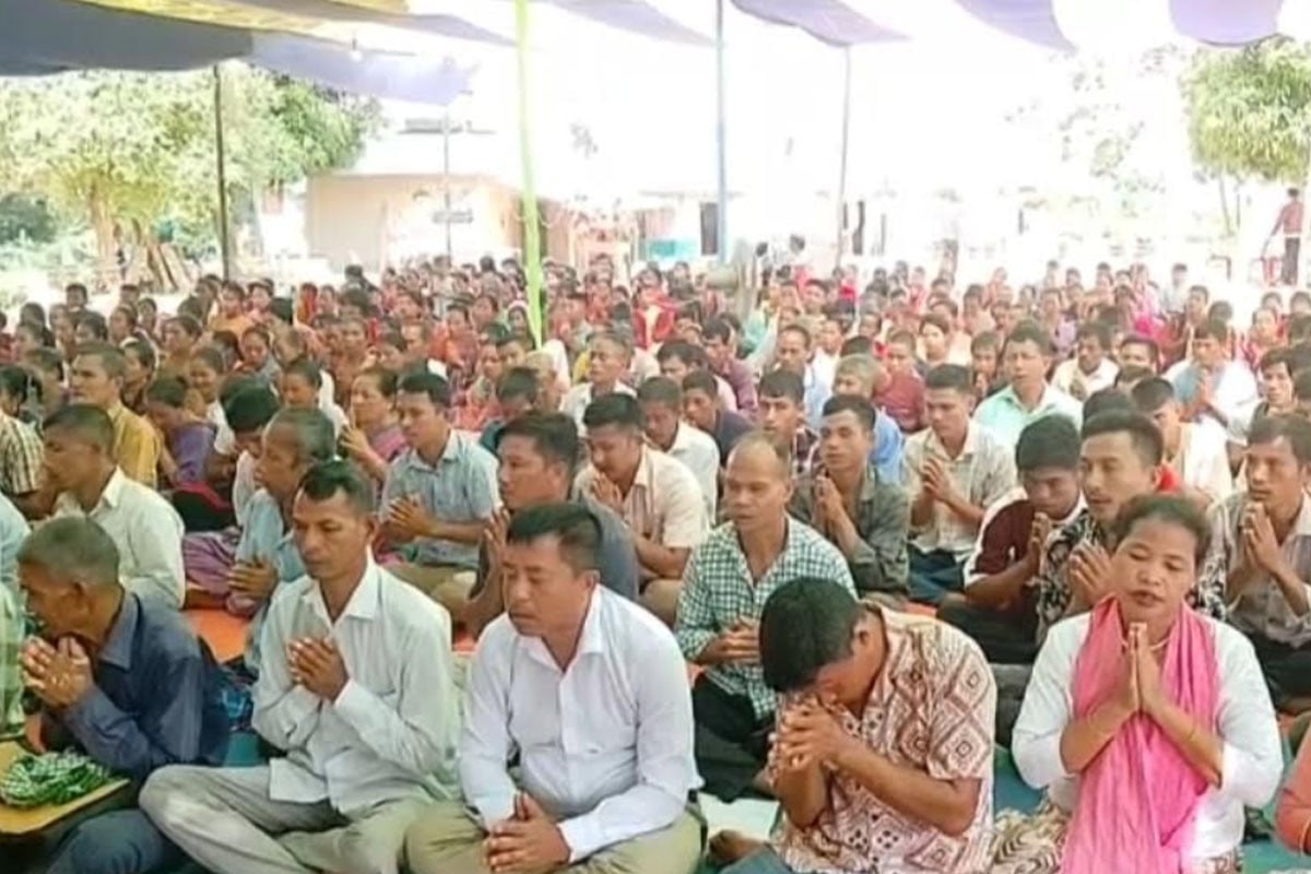 মাটিরাঙ্গায় ঐতিহ্যবাহী কঠিন চীবর দান উৎসব উদযাপন