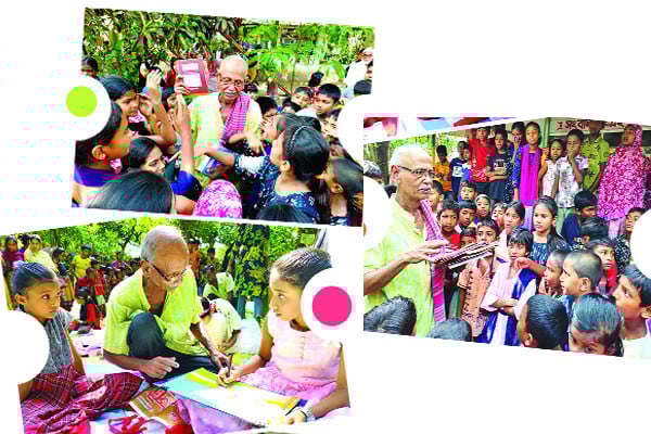 পেনশনের টাকায় শিশুদের স্বপ্নভূমি