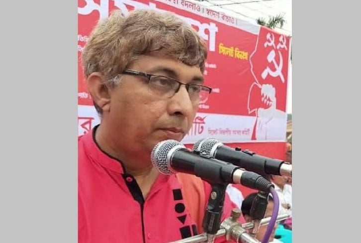 সিলেটে মধ্যরাতে সিপিবি সাধারণ সম্পাদক সুমন আটক