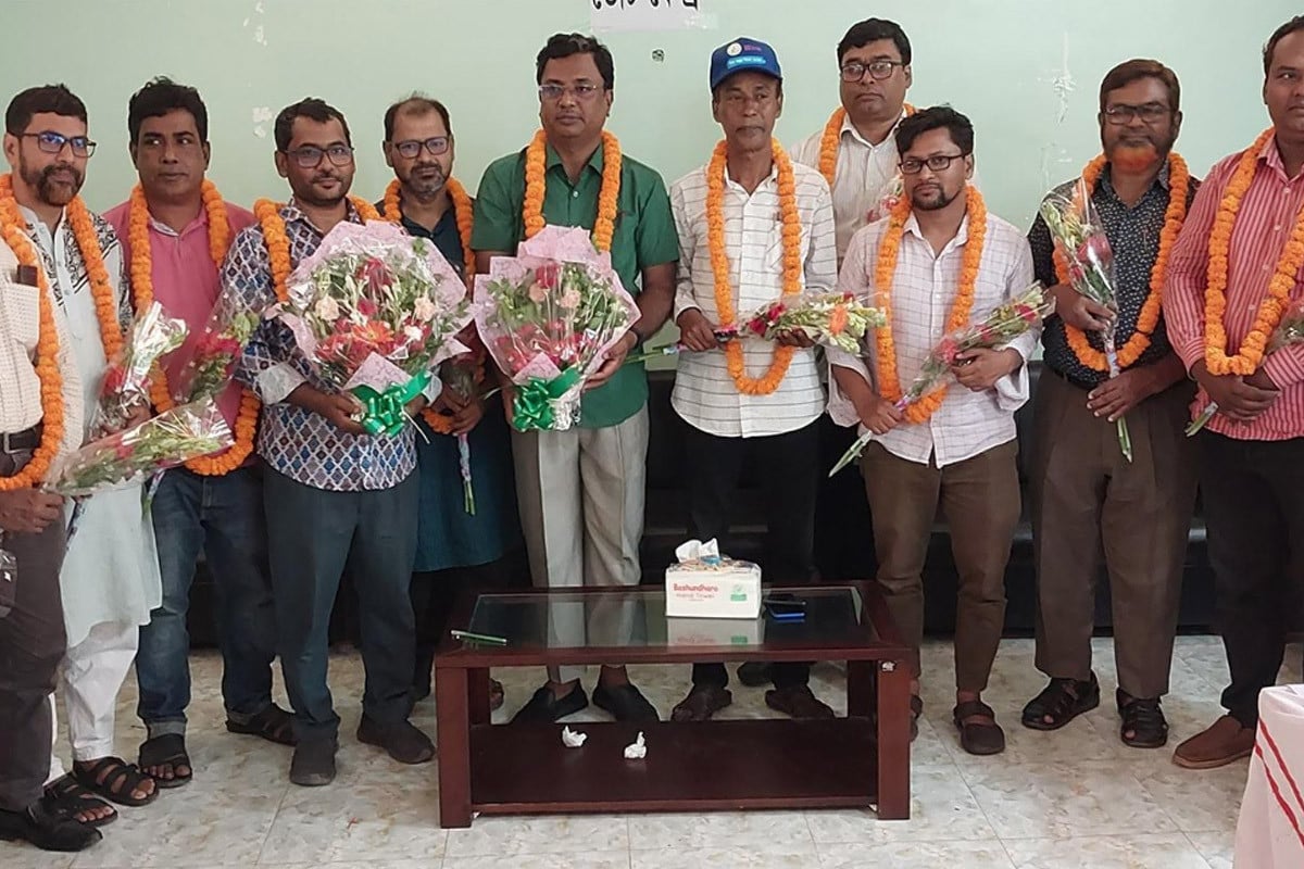 নাটোর প্রেসক্লাবের সভাপতি শহীদুল, সম্পাদক কামরুল