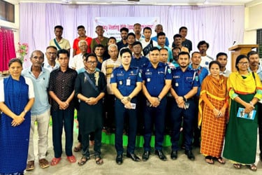 কুলাউড়ায় পাহাড়ি পুঞ্জিতে ওসির শান্তির বার্তা