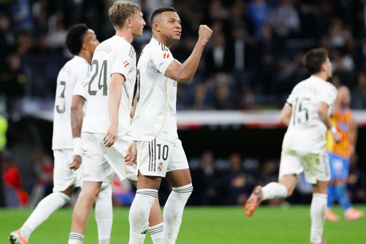 এমবাপের জোড়া গোলে রিয়ালের বড় জয়