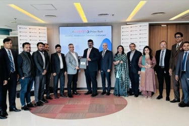 প্রাইম ব্যাংকের পে-রোল সেবা নিচ্ছে এসকিউ লাইটস