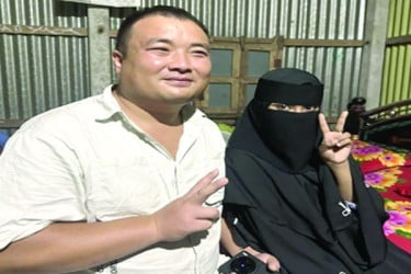 প্রেমের টানে চীন থেকে নাসিরনগরে