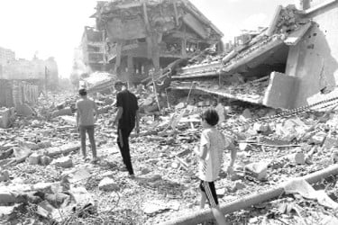 গাজায় শান্তিবাহিনী গঠনের দাবি