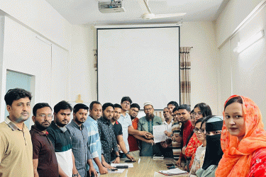 জকসু নির্বাচন পেছানোর দাবিতে কমিশনকে ছাত্রদলের স্মারকলিপি