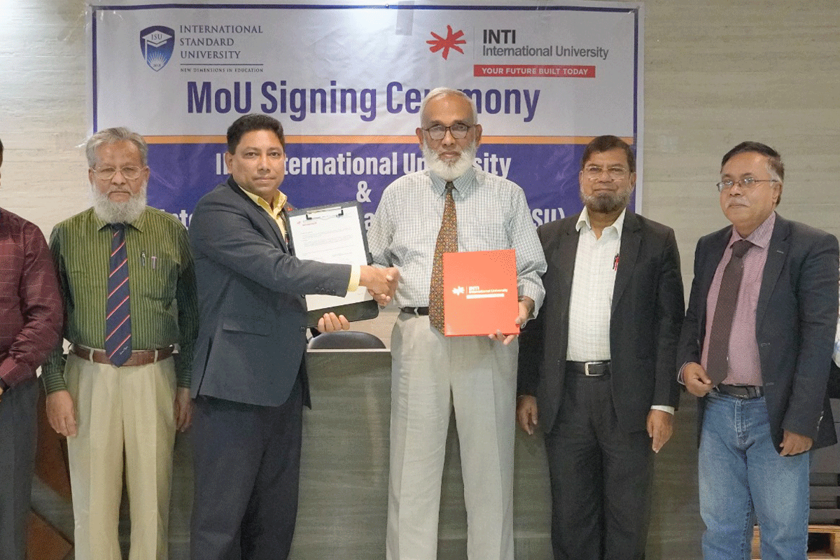আইএসইউ ও আইএনটিআই ইন্টারন্যাশনাল ইউনিভার্সিটি মধ্যে সমঝোতা স্মারক স্বাক্ষরিত