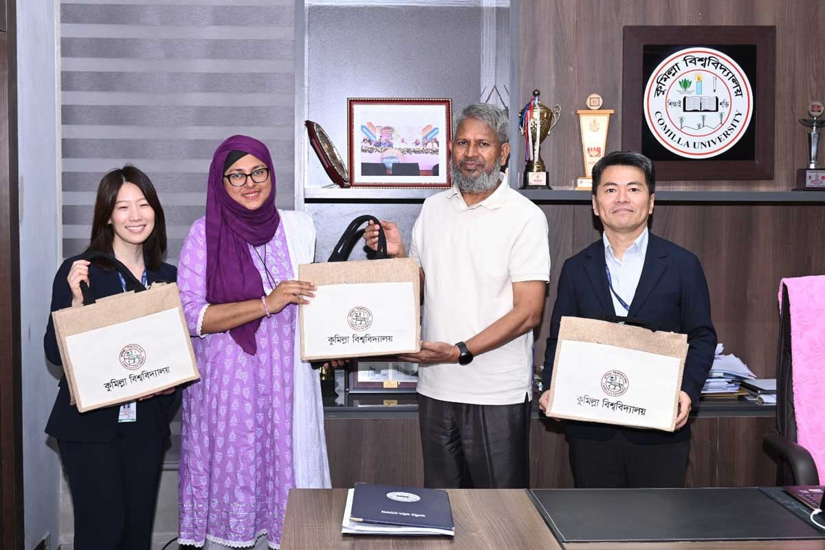 কুবি পরিদর্শন করল জাইকা প্রতিনিধি দল