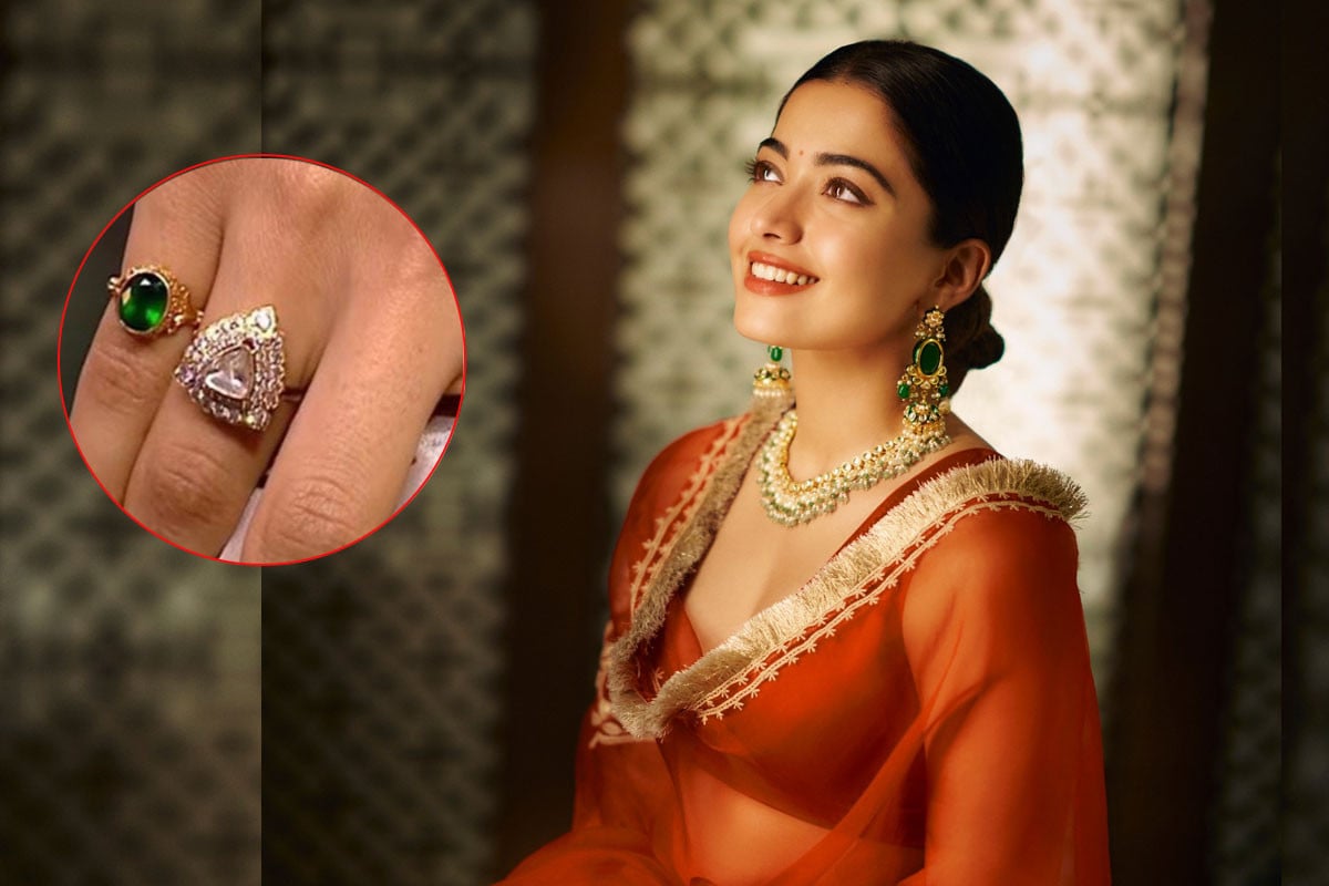 প্রথমবার বাগদানের আংটি দেখালেন রাশমিকা