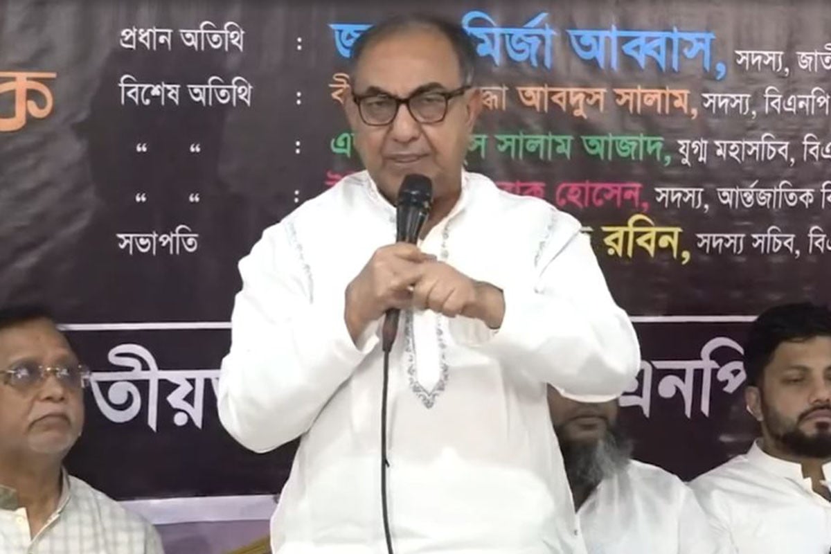 দুই দল যা-ই বলে, সরকার তা-ই করে : মির্জা আব্বাস