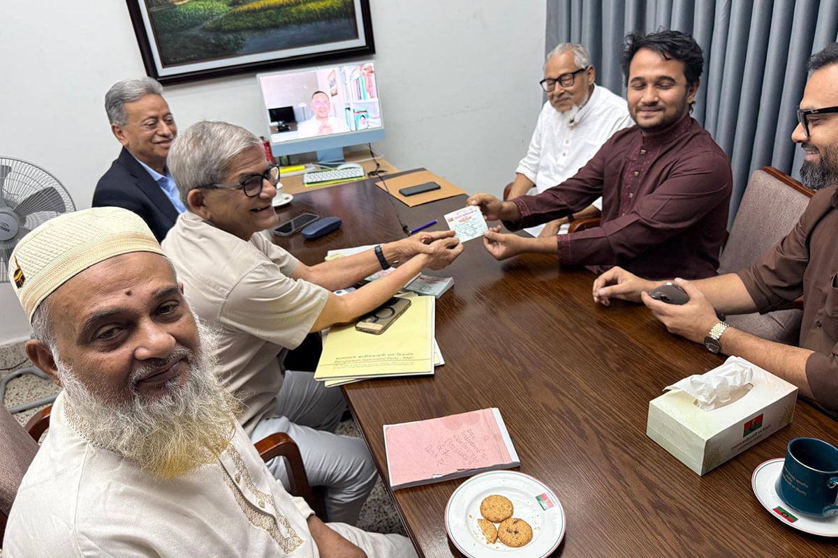 বিএনপিতে যোগ দিলেন শহীদ মীর মুগ্ধের ভাই স্নিগ্ধ