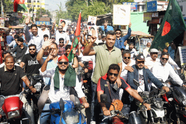 খালেদা জিয়ার প্রার্থিতা ঘোষণায় নির্বাচনী উচ্ছাসে উত্তাল দিনাজপুর