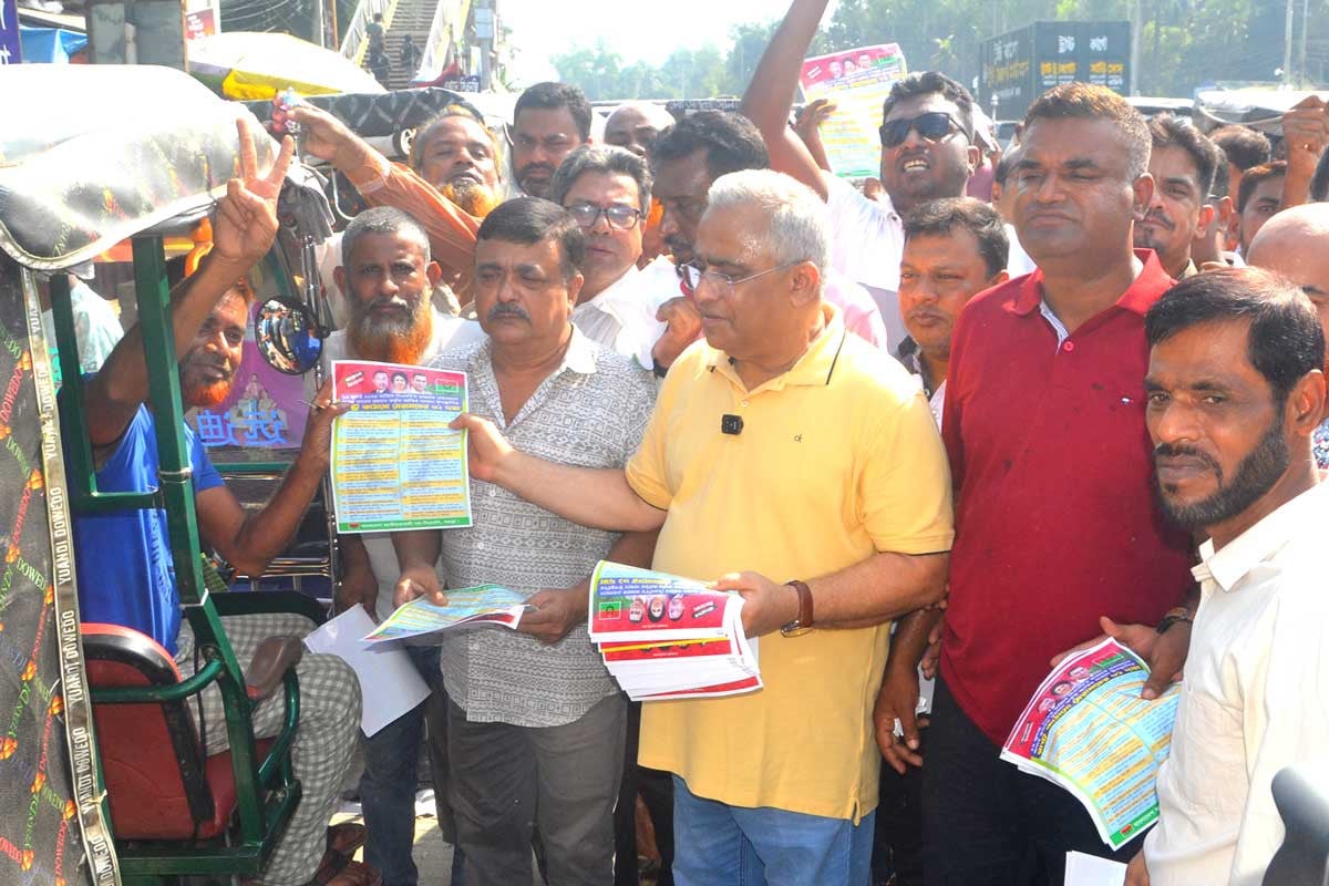 বেগম খালেদা জিয়া ও তারেক রহমানের জন্য ভোট চাইলেন ভিপি সাইফুল