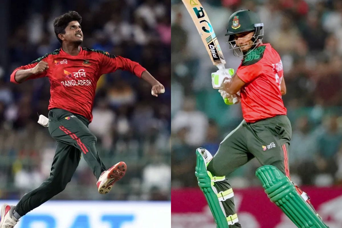 ক্যারিয়ার সেরা র‌্যাঙ্কিংয়ে তানজিদ, মেহেদীরও উন্নতি