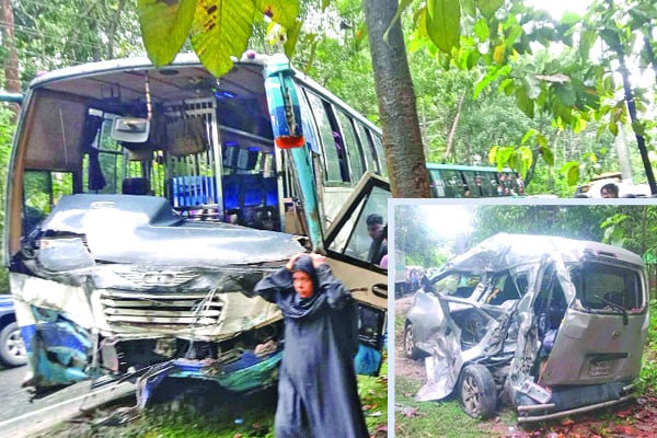পথে শেষ একই পরিবারের পাঁচ জনের প্রাণ