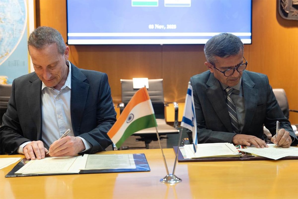 ভারত ও ইসরায়েলের মধ্যে বৃহৎ প্রতিরক্ষা চুক্তি সই