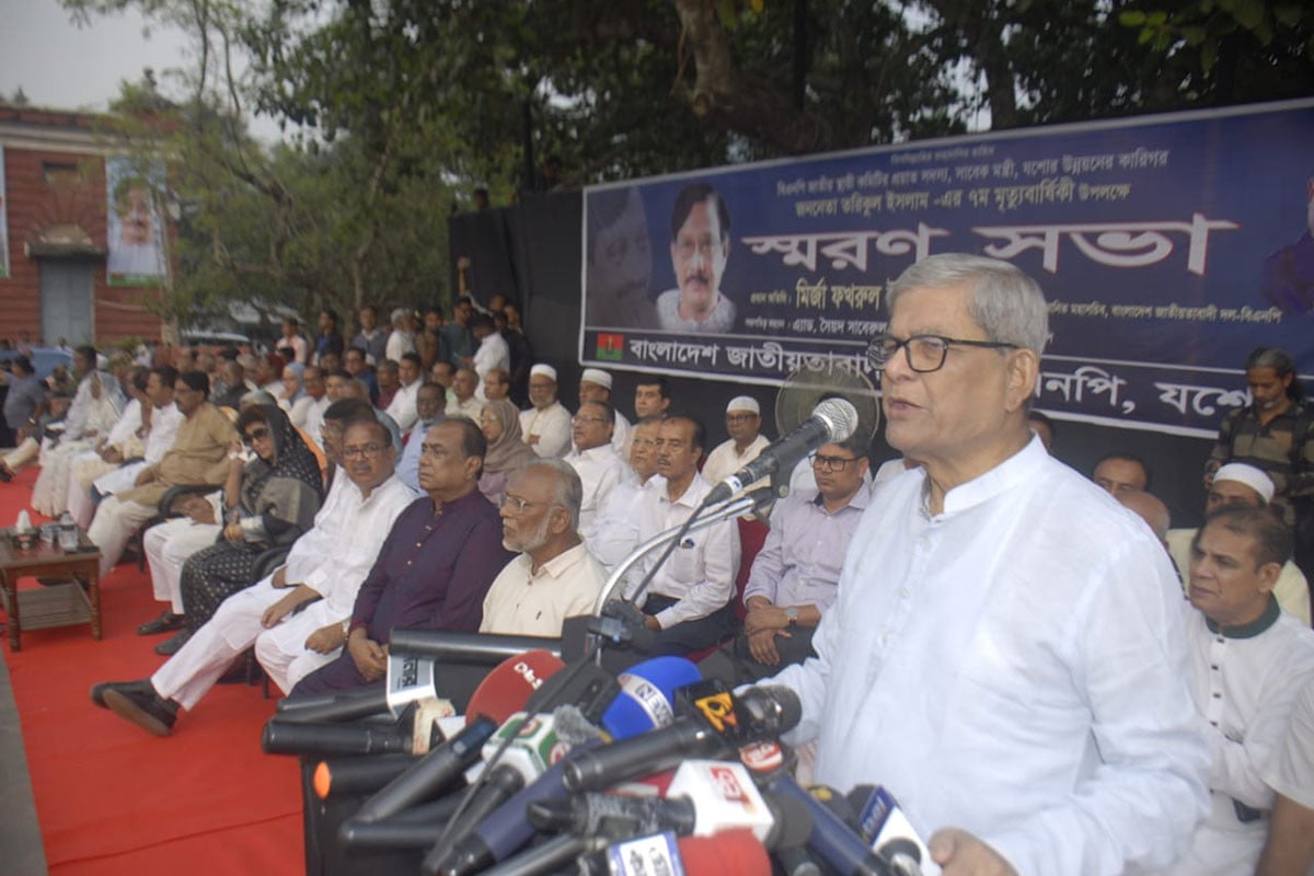 তালবাহানা না করে দ্রুত নির্বাচনী সিডিউল ঘোষণা করুন: মির্জা ফখরুল