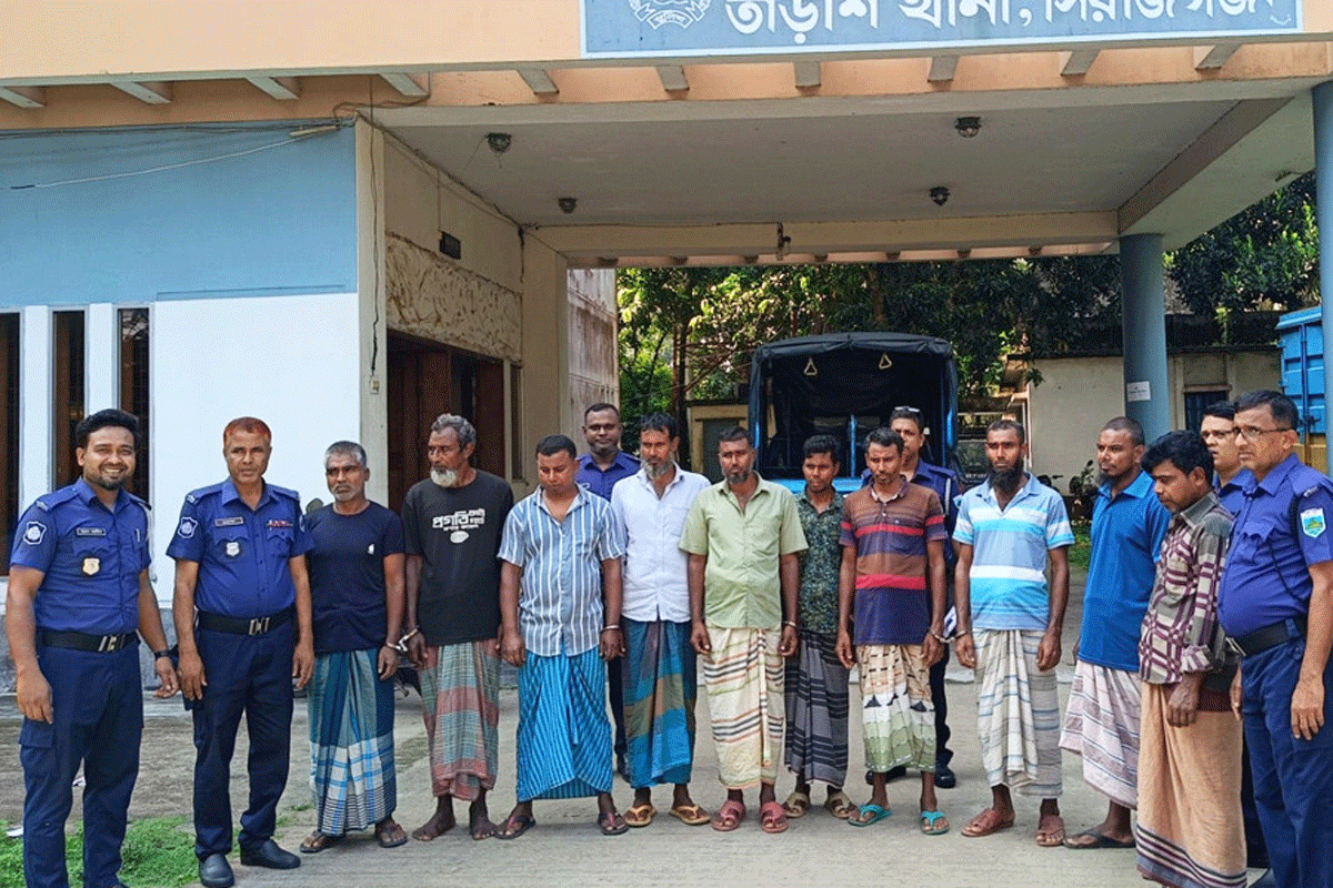 জমি নিয়ে বিরোধে একই পরিবারের ৯ জন কারাগারে