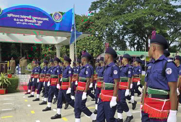 ৫৬তম টিআরসি ব্যাচের প্রশিক্ষণ সমাপনী কুচকাওয়াজ অনুষ্ঠিত