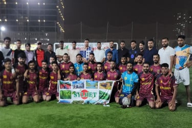 আমিরাতে সিলেট ডিভিশনাল এফসি দুবাইয়ের জার্সি উন্মোচন