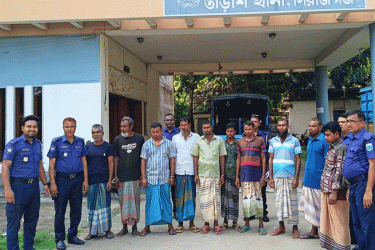 জমি নিয়ে বিরোধে একই পরিবারের ৯ জন কারাগারে