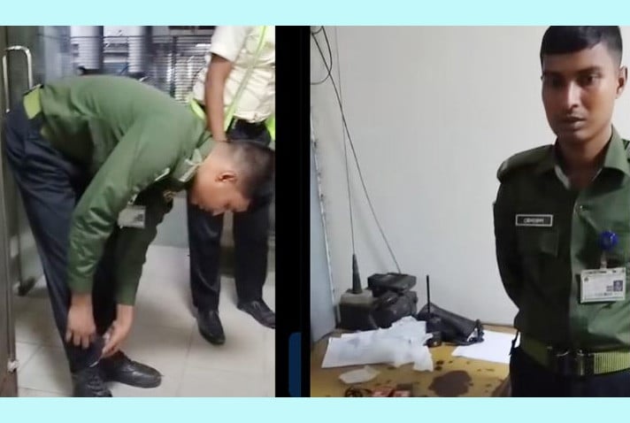 পোড়া কার্গো ভিলেজ থেকে মোবাইল চুরি, বরখাস্ত আনসার সদস্য