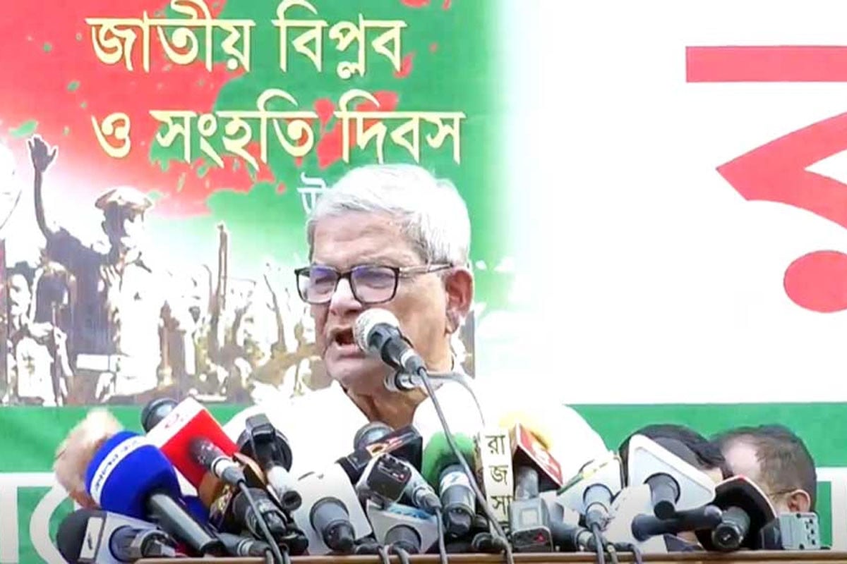 নির্বাচন ও গণভোট একই দিনে হতে হবে : মির্জা ফখরুল