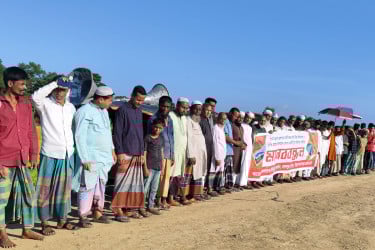 বন্যার কবল থেকে রক্ষায় রেলপথে সেতু চায় ছাতকের মানুষ