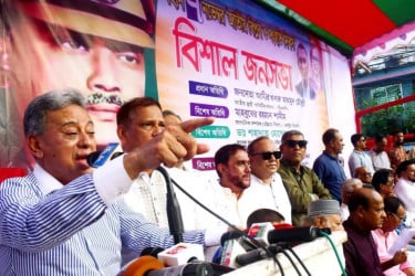 নির্বাচন বিরোধীদের ৭ নভেম্বরের চেতনায় পরাজিত করতে হবে : আমীর খসরু