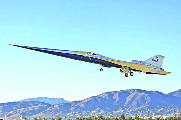 আকাশে উড়ল সুপারসনিক জেট ‘এক্স-৫৯