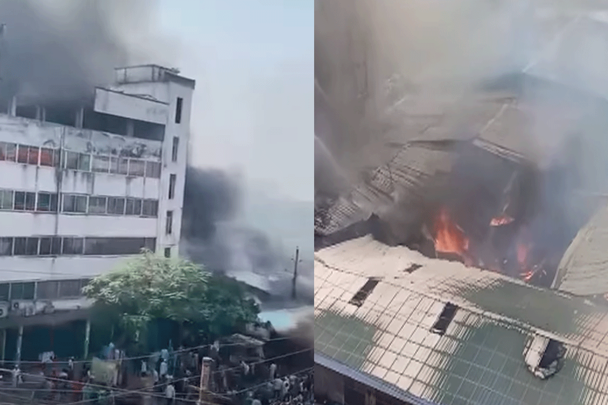 টঙ্গীতে তুলার গোডাউনে আগুন, নিয়ন্ত্রণে ৭ ইউনিট