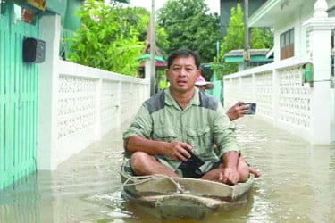 বন্যায় ডুবতে পারে থাইল্যান্ড