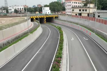 রাজধানীর টিটিপাড়া ৬ লেনের রেলওয়ে আন্ডারপাস উদ্বোধন