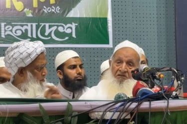 জামায়াতের সঙ্গে কোনো ঐক্য হবে না: হেফাজত আমির