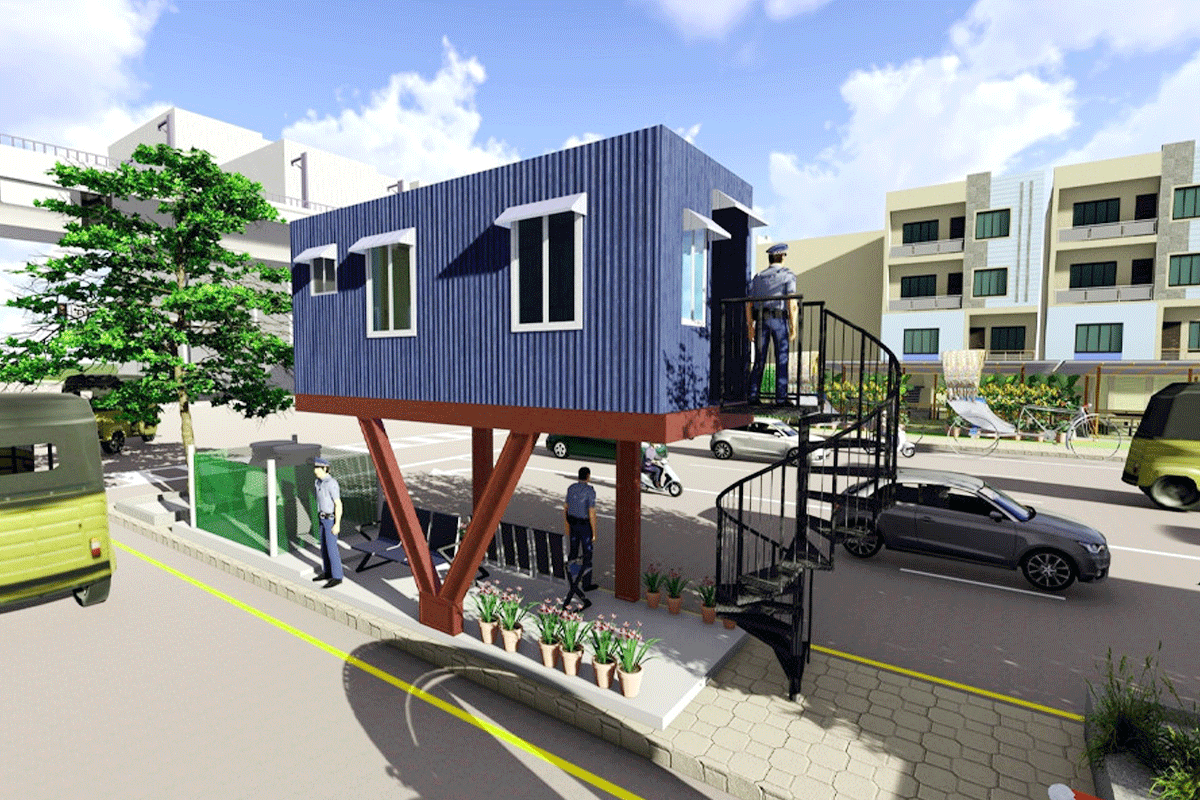 ঢাকায় চালু হচ্ছে আধুনিক ডিজাইনের পুলিশ বক্স