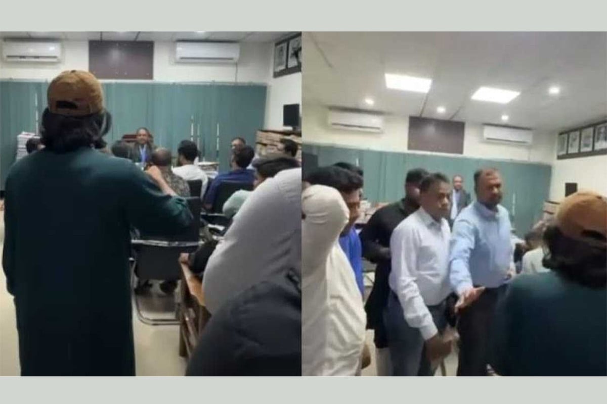 রাবির রেজিস্ট্রারের সঙ্গে জিএস আম্মারের বাগবিতণ্ডার ভিডিও ভাইরাল