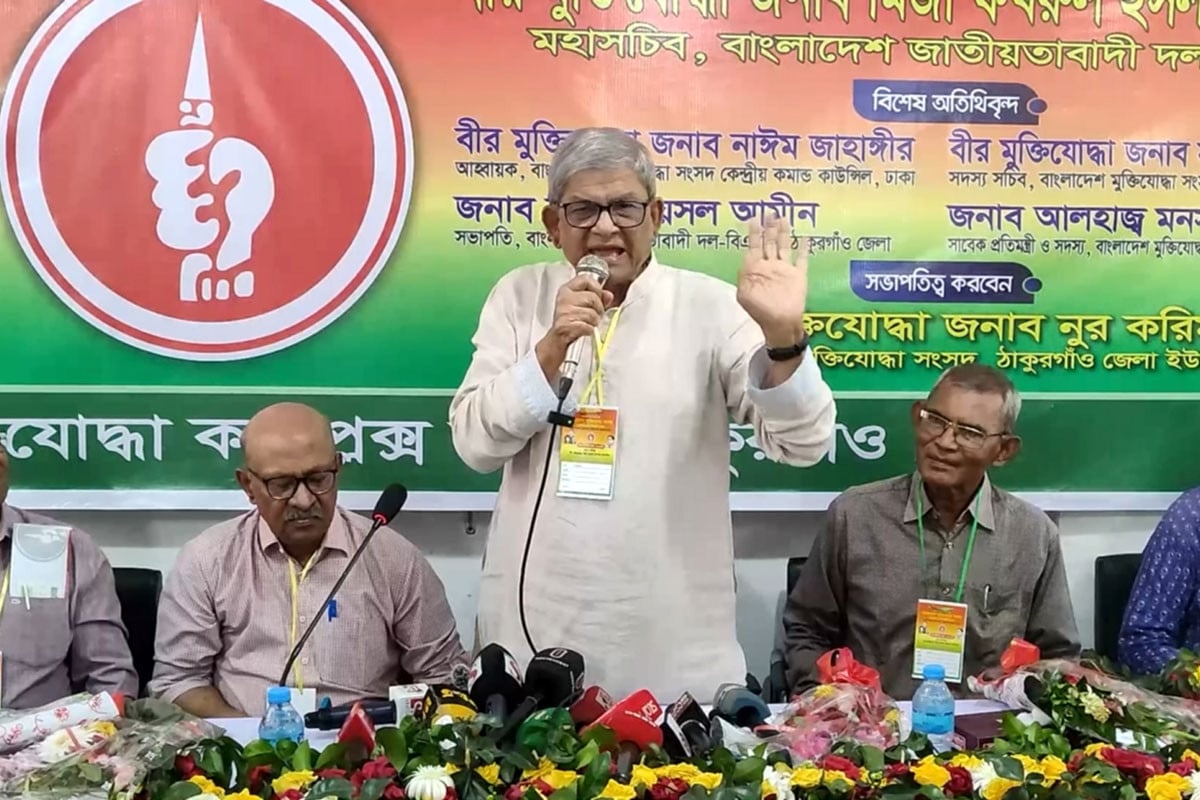 নির্বাচন পিছিয়ে গেলে দেশের সর্বনাশ হয়ে যাবে : মির্জা ফখরুল