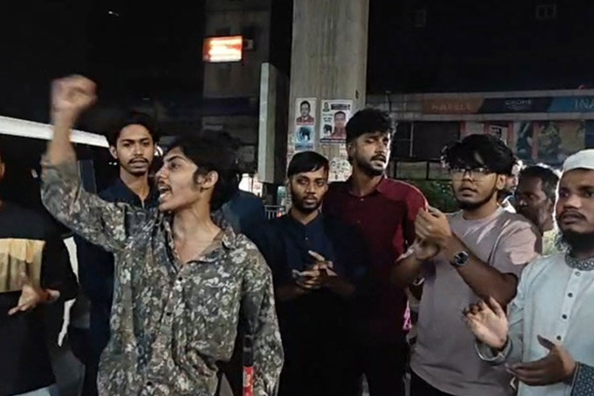 এনসিপির কার্যালয়ের সামনে ককটেল বিস্ফোরণ, আটক ৫