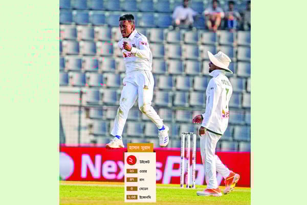 সিলেটে টাইগার স্পিনারদের প্রথম দিন