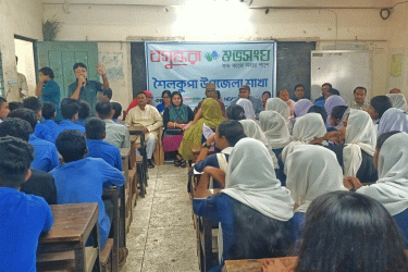 শৈলকুপায় কিশোর-কিশোরীদের মানসিক স্বাস্থ্য গঠনে বসুন্ধরা শুভসংঘের কর্মশালা