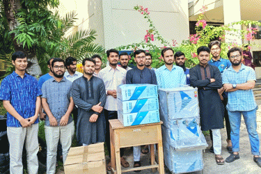 শাবিপ্রবির মেয়েদের হলে পানির ফিল্টার দিল শিবির