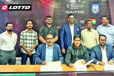 বাংলাদেশ ও ভারত ফুটবল ম্যাচে পার্টনার লোটো