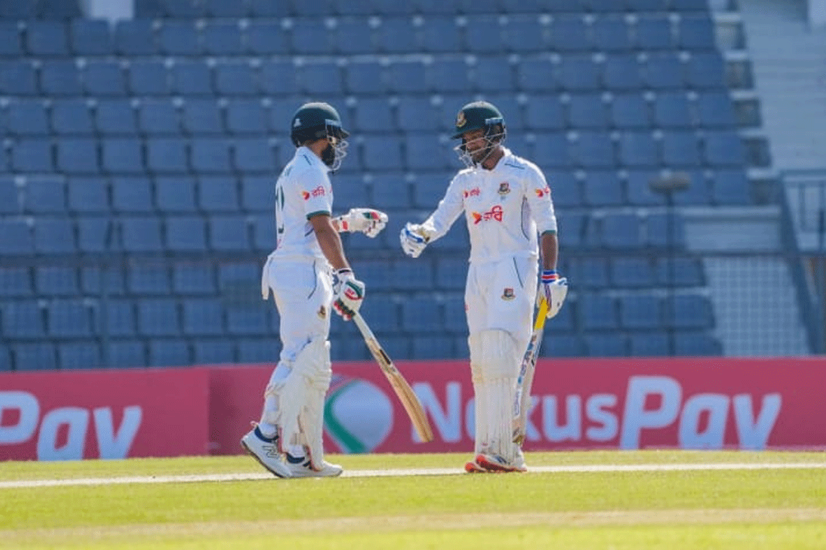 জয়-সাদমানের ব্যাটে দারুণ সূচনা বাংলাদেশের