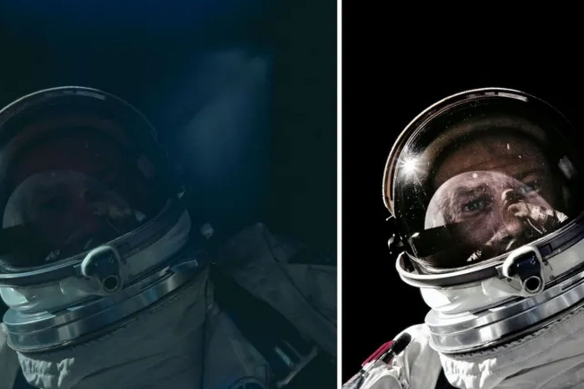 বাজ অলড্রিনের ক্যামেরায় ধরা পড়ে মানবজাতির প্রথম মহাকাশ সেলফি