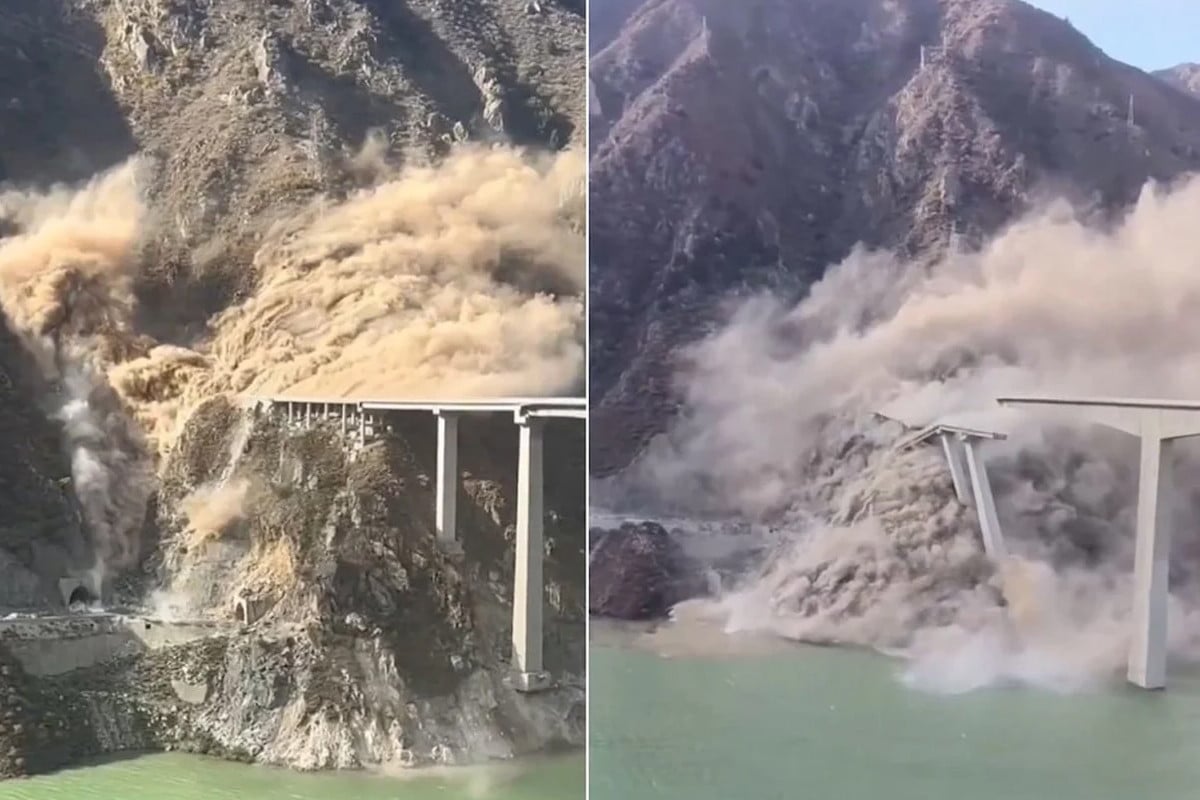 হুড়মুড় করে ভেঙে পড়ল সেতু, নেটিজেনরা হতবাক