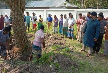 গাইবান্ধায় দাফনের ১২ বছর পর লাশ উত্তোলন