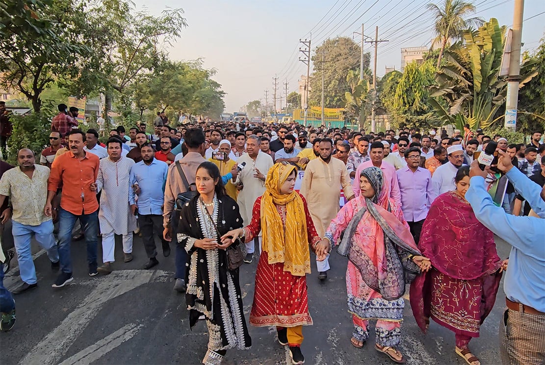 শ্রীপুরে জাতীয় বিপ্লব ও সংহতি দিবসে উপলক্ষ্যে বিএনপি’র র‌্যালি